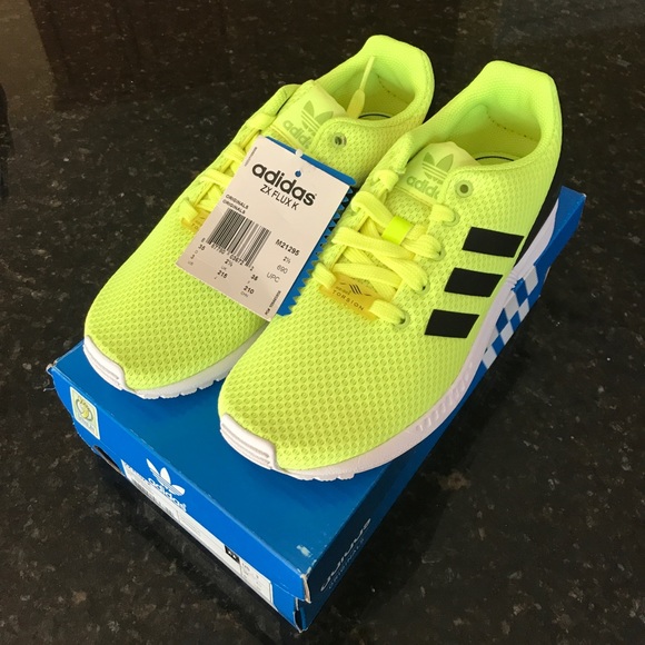 adidas originals zx flux kids yellow